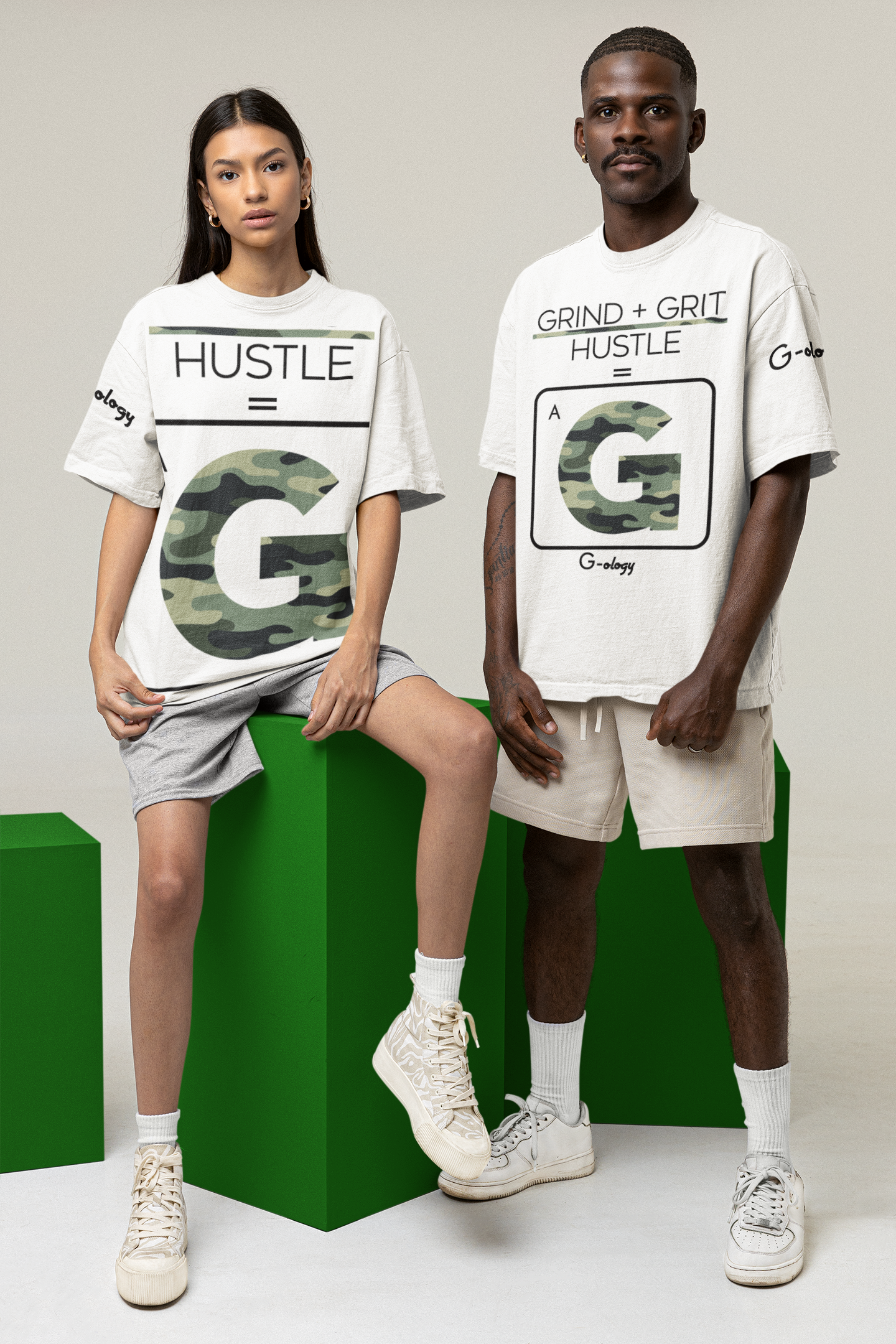 Couple Camouflage Green